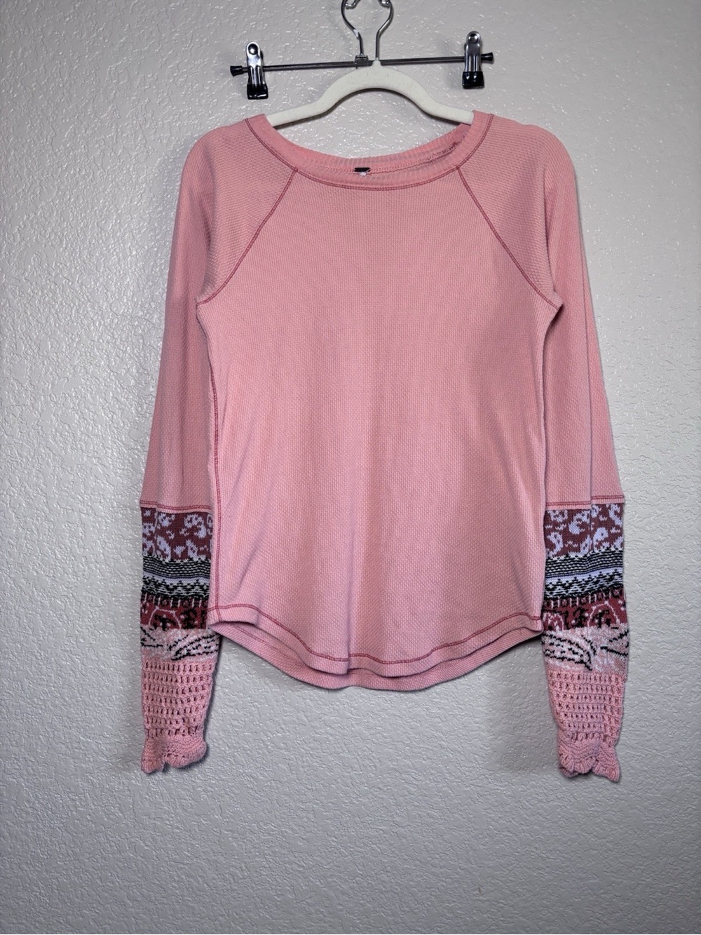 Free People In The Mix Cuff Thermal Top